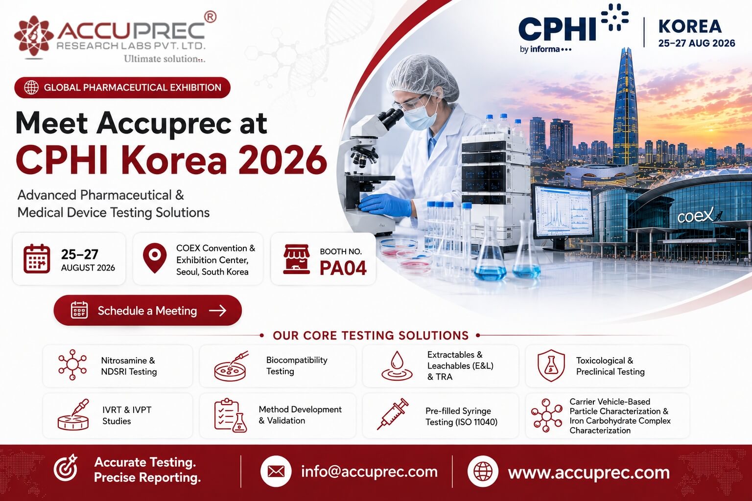 Meet Accuprec at WHX OSAKA 2026